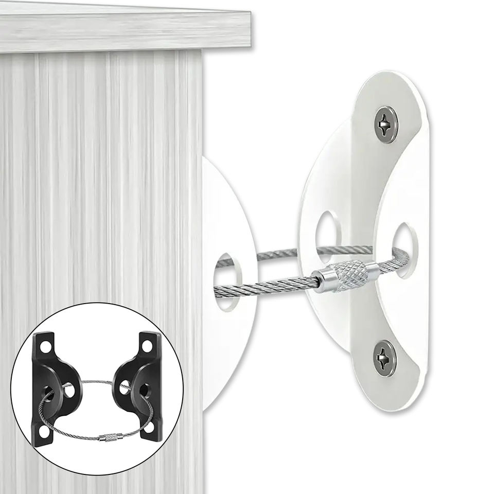 Мебельный антиопрокидыватель (Stainless Steel Anchor)
