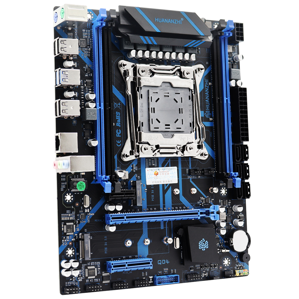 HUANANZHI X99-QD4 Motherboard Four Channel DDR4 Desktop Motherboard Support LGA2011-3 Platform Processor