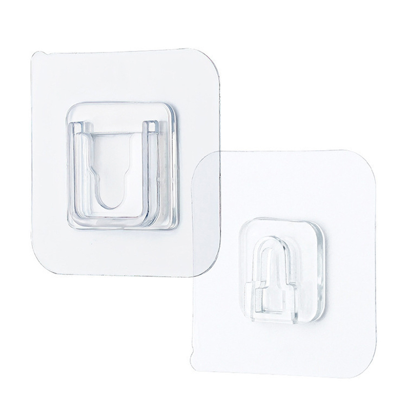 Hot Selling Traceless Plum Sticky Hooks Stainless Steel Metal Household Multi-functional Self Adhesive Sticky Hooks