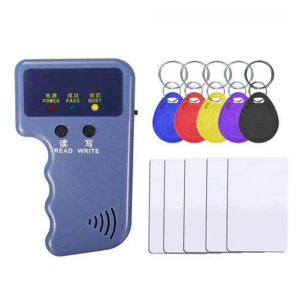 Factory Supply 125kHz Handheld RFID Reader Writer for ID Card Copying Wholesale