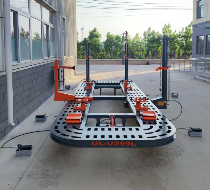 Профессиональный передвижной стапель Uniliner UL-299 для кузовного ремонта