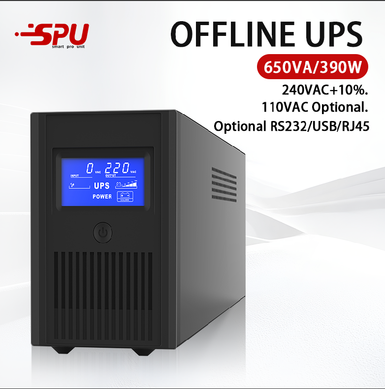 Offline UPS Manufacturer 650va 850va 1200va 1500va 2000va High Quality Single Phase UPS Power Supply