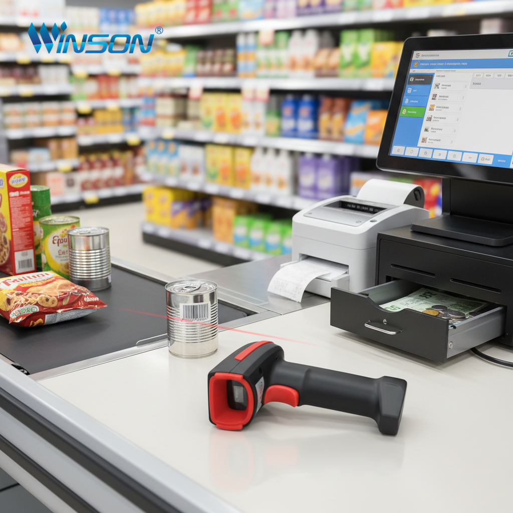 Cheap Price High Quality Auto Sense Scan Omni-Directional Barcode Scanner