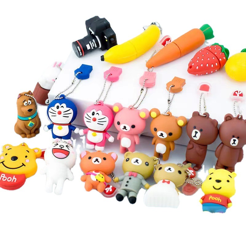 Fashion Cartoon Usb Flash Disk,customized logo Usb Stick, Portable Usb Flash Drive