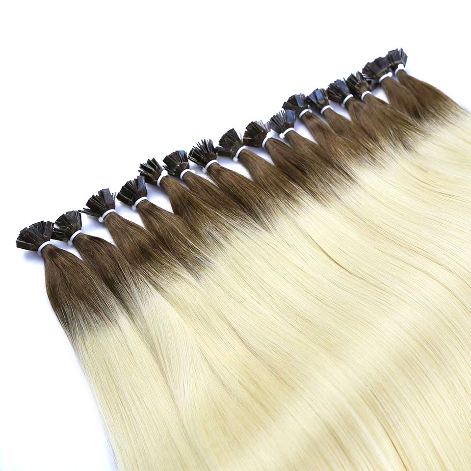 Волосы на капсулах Flat Tip (8-32 дюйма)