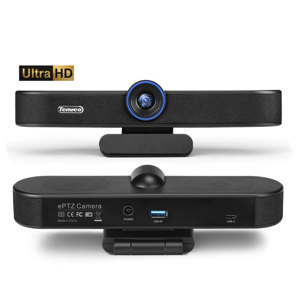 3840 2160p UHD Web Cam 1080p Plug and Play 4k Webcam for Hybrid Work Video Conferencing with Auto Framing Autotracking Functions
