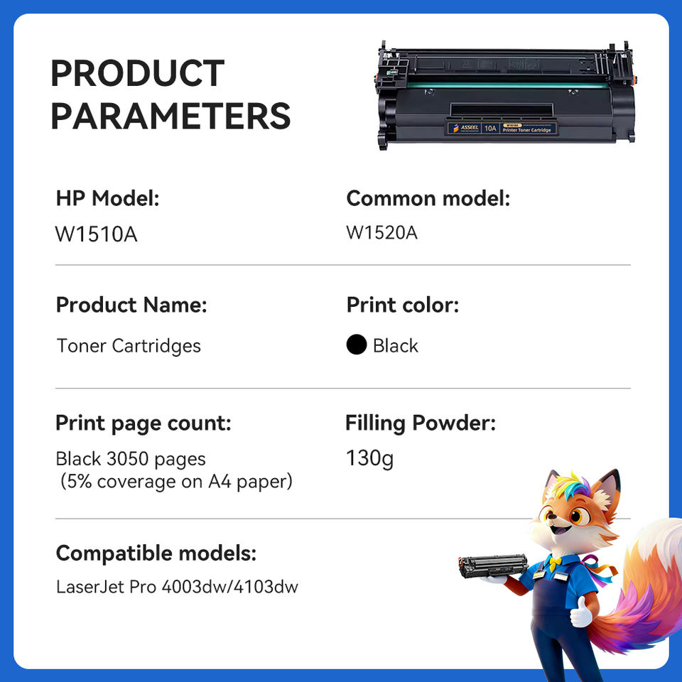 Черный Совместимый картридж для принтера HP LaserJet Pro 4003 MFP 4103DW