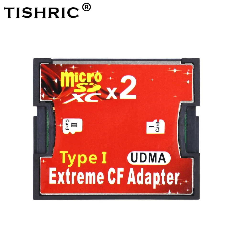 Картридер переходник Extreme Dual Slot MicroSD to CompactFlash: надежный адаптер для трансформации двух карт Micro SD в одну карту CF высокой емкости