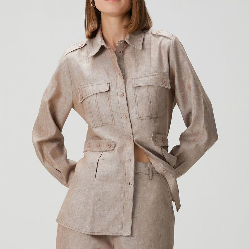 Льняная рубашка 100% Linen (Autumn Linen)