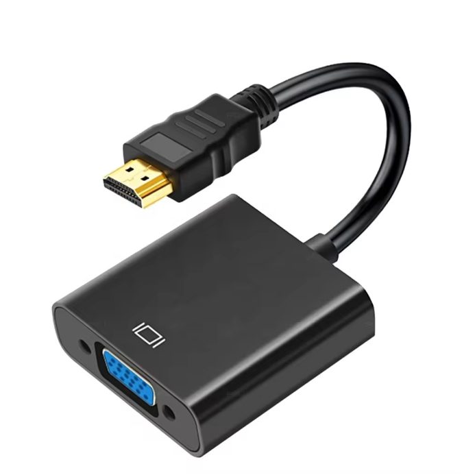 Wholesale HDTV  to VGA Audio Video Cable Converter HD to VGA Adapter for hdmi Desktop Laptop Projector Monitor Computer