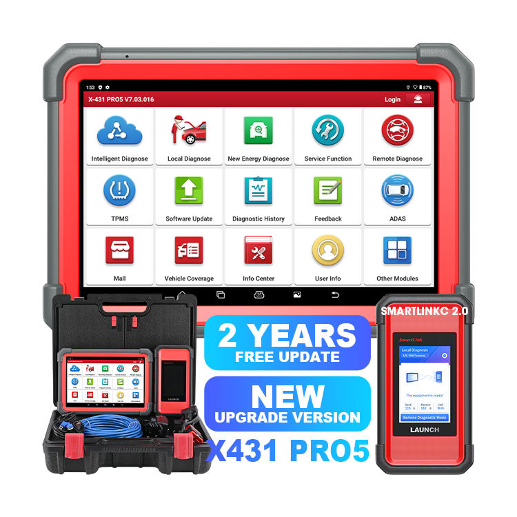 Профессиональный мультибрендовый сканер Launch X431 PRO 5