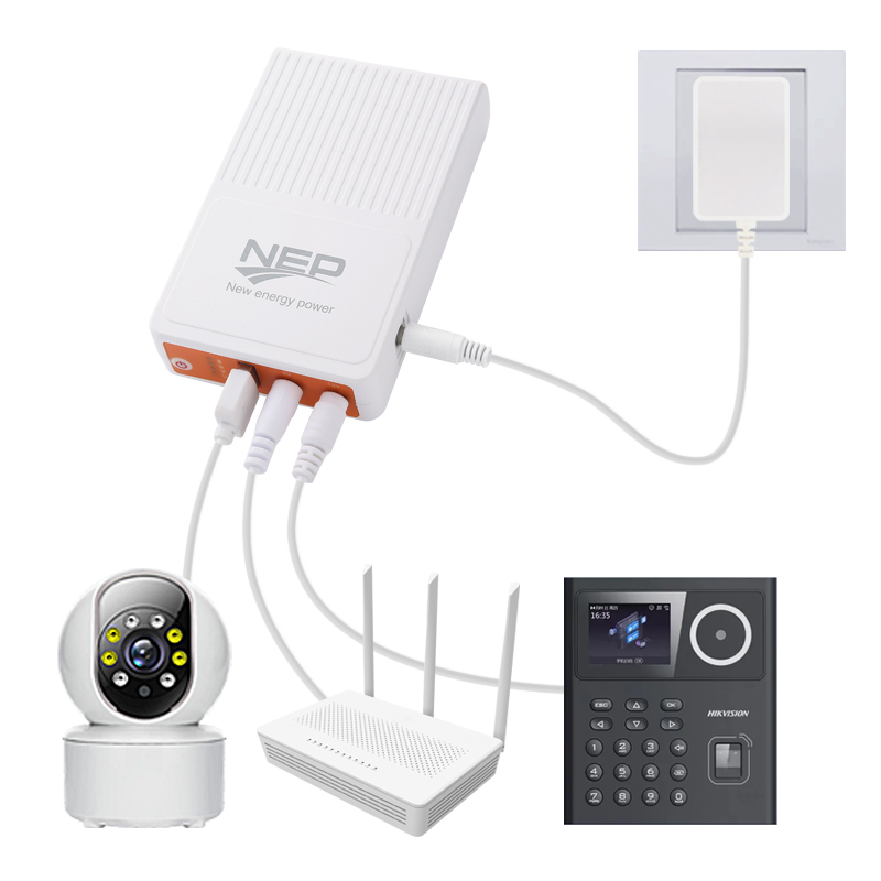 OEM Brand Mini UPS with WiFi Router Lithium Battery Uninterruptible Power Supply Backup DC UPS Adapter