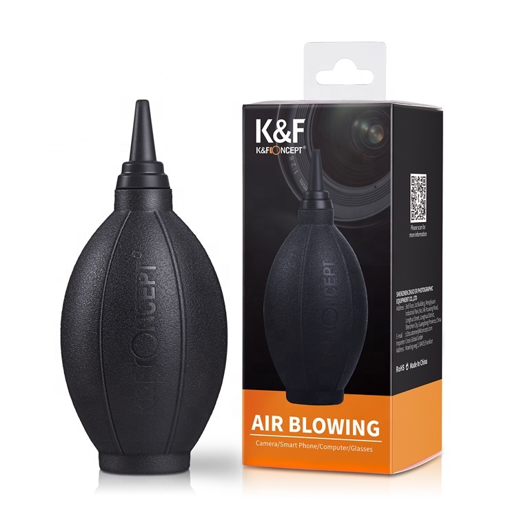 K&F Concept Silicone Rubber Air Blower Pump Dust Cleaner for DSLR Camera Lens Phone Laptop Computer Cleaning Tools