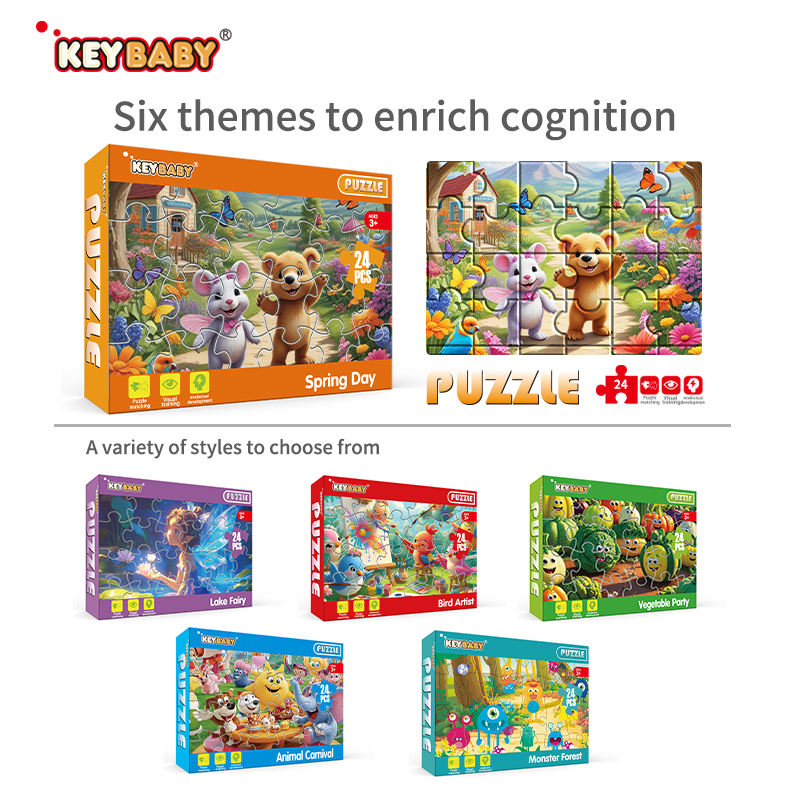 Кастомный мультяшный пазл Keybaby