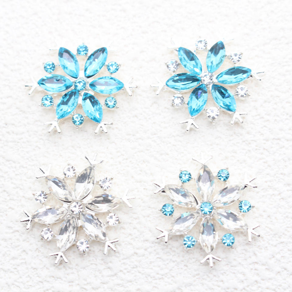 New Alloy Crystal Snowflake
