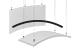 Акустикалық панель Акустилайн (Akustiline) Baffle Twist (1,2м x 0,6м х 40мм) С-тәрізді толқын