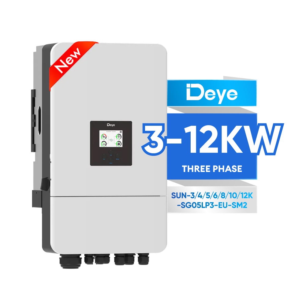 Deye  SUN-3/4/5/6/8/10/12K-SG05LP3-EU-SM2 Hybrid Solar Inverter 3Kw 5Kw 8Kw 10Kw 12Kw Pure Sine Wave Power Inverters High Safety