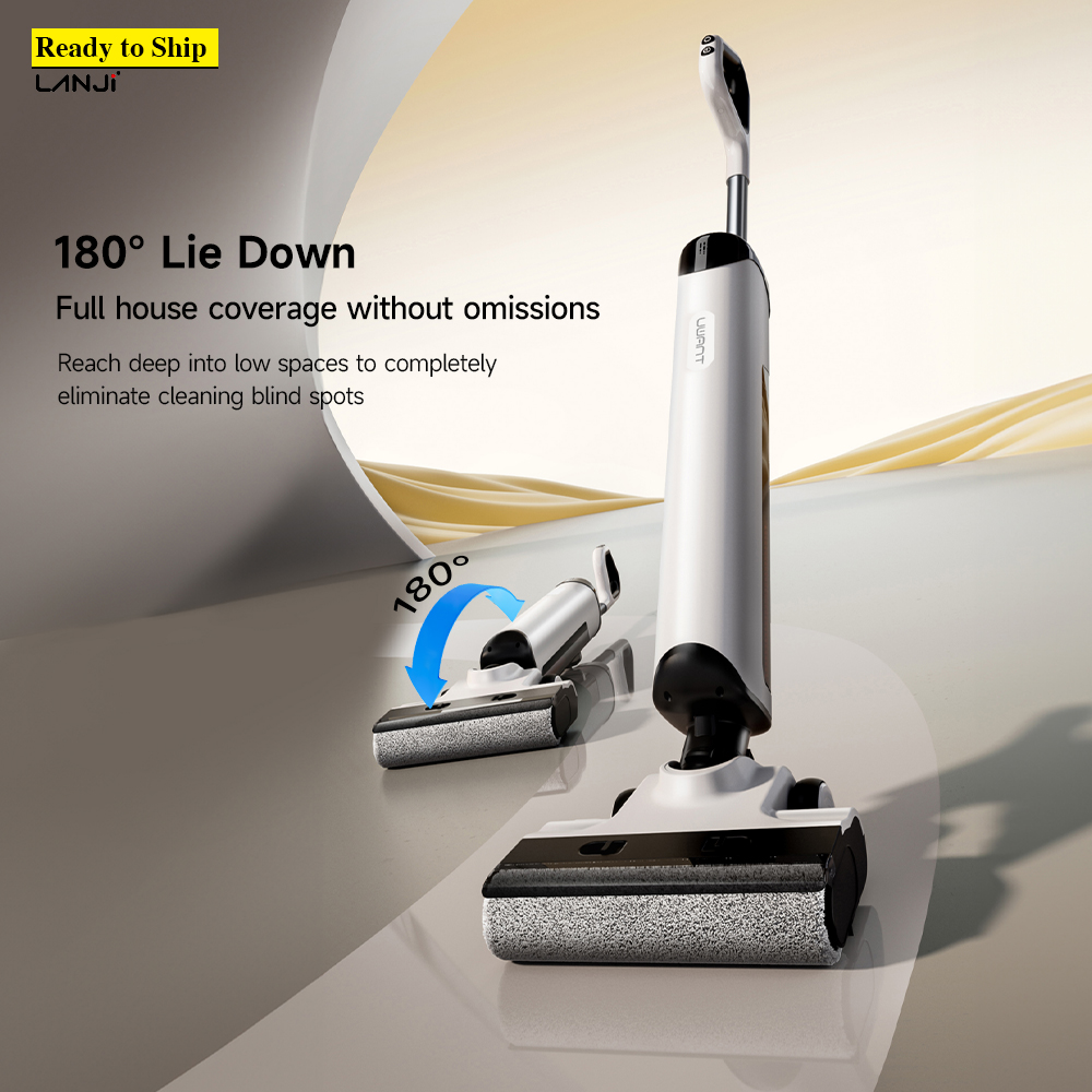 UWANT D500 Smart Upright 230W LED Vacuum Cleaner Mop Sweeper Wet Dry 17KPa Long-Lasting Battery Self-Clean HEPA Filter Hotel Use