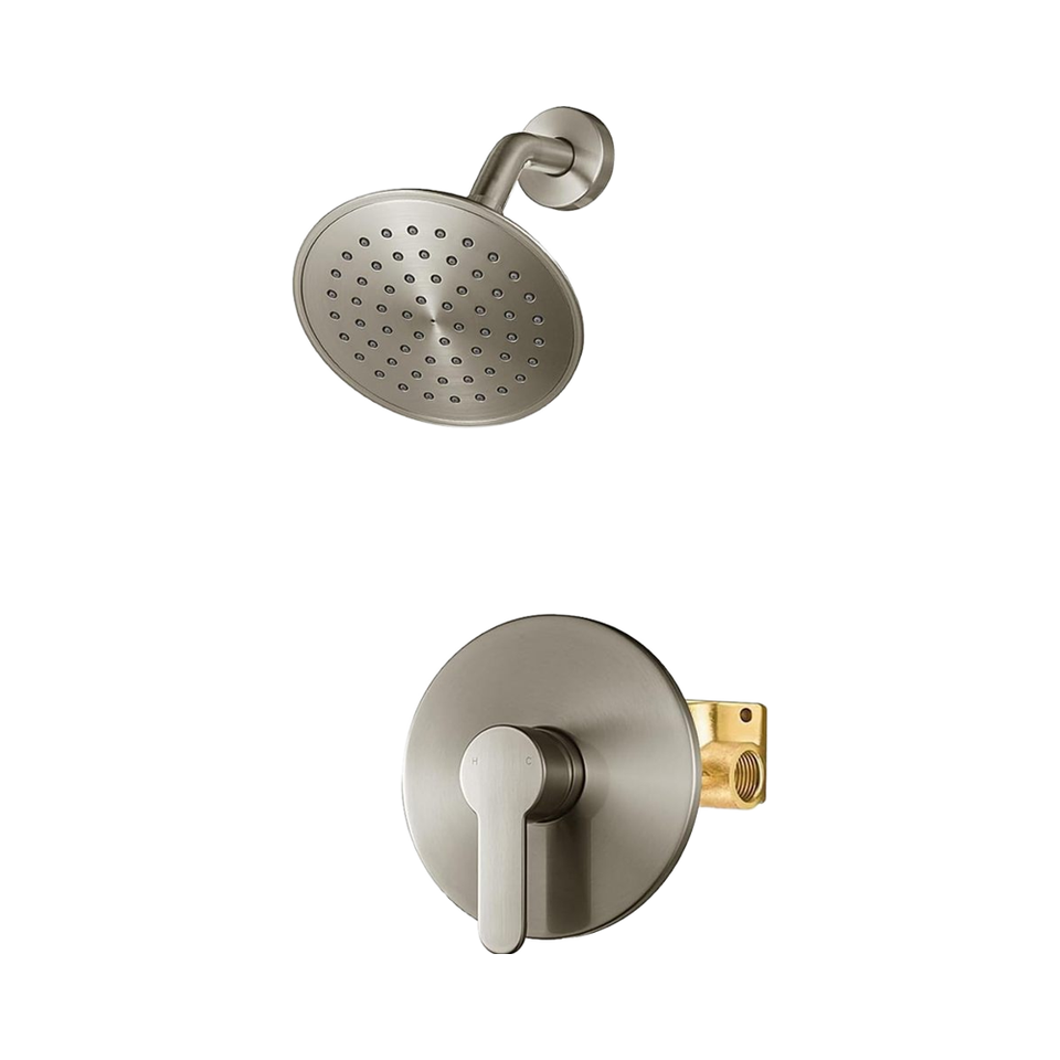 Комплект душевого клапана из матового никеля (Brushed Nickel)
