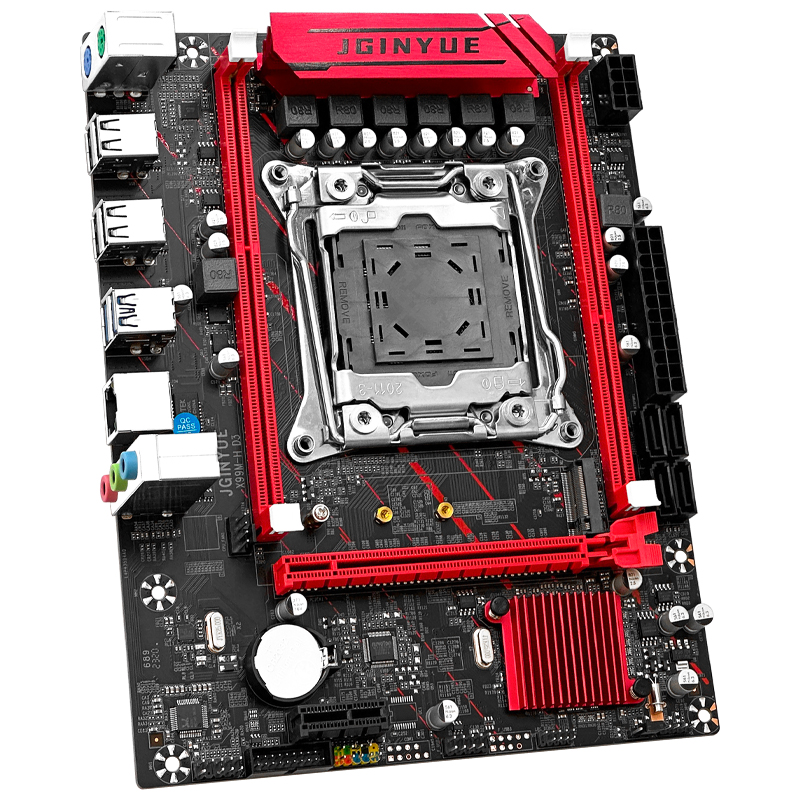 JGINYUE X99M-H D3 Motherboard M-ATX Motherboard 64GB RAM Capacity LGA2011-3 Socket for Desktop