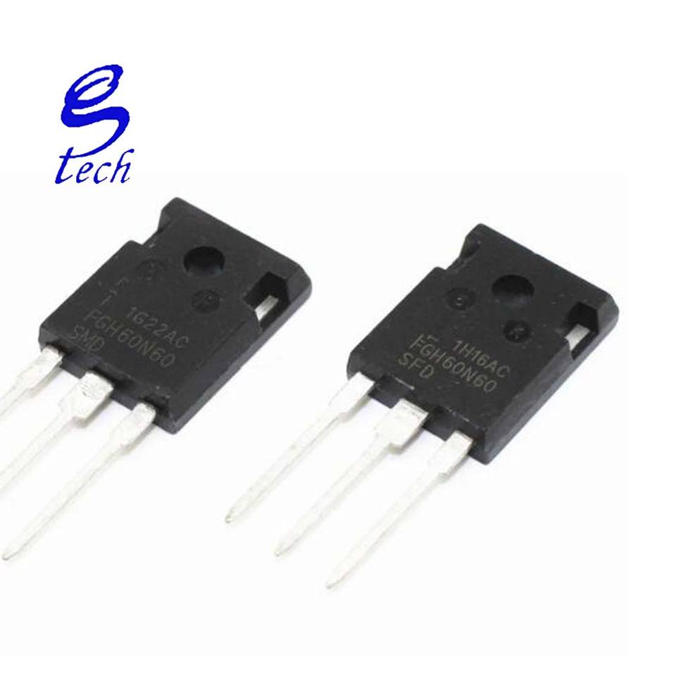 Высокопроизводительный IGBT транзистор FGH60N60SMD (600V, 60A/120A, TO-247)