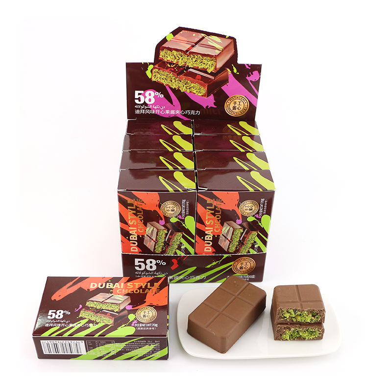 Фисташковая паста в шоколаде (Dubai Pistachio Paste OEM)