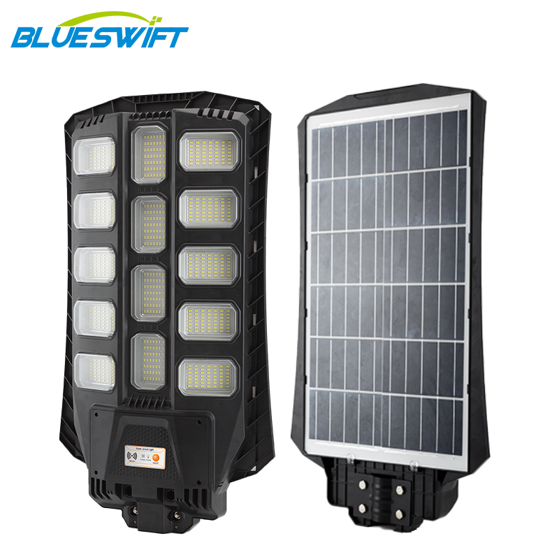Solar Street Light Outdoor  Waterproof All in One Street Lights Support Body and Optical Induction Function