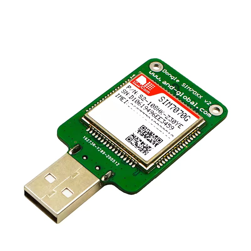 Hurryup SIMCOM SIM7070G USB Dongle LPWA GSM NBIOT CATM Global Version Module Modem SIM7070 7070G for Intelligent Industry