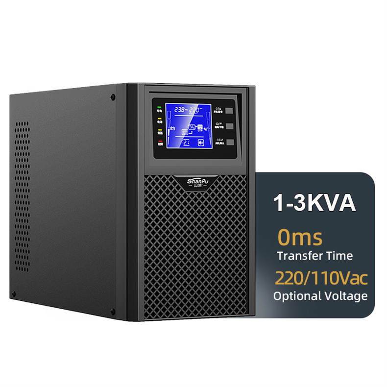 UPS Backup Power 1kva 2kva 3kva  Battery Backup Smart UPS With Digital LCD  Online UPS System
