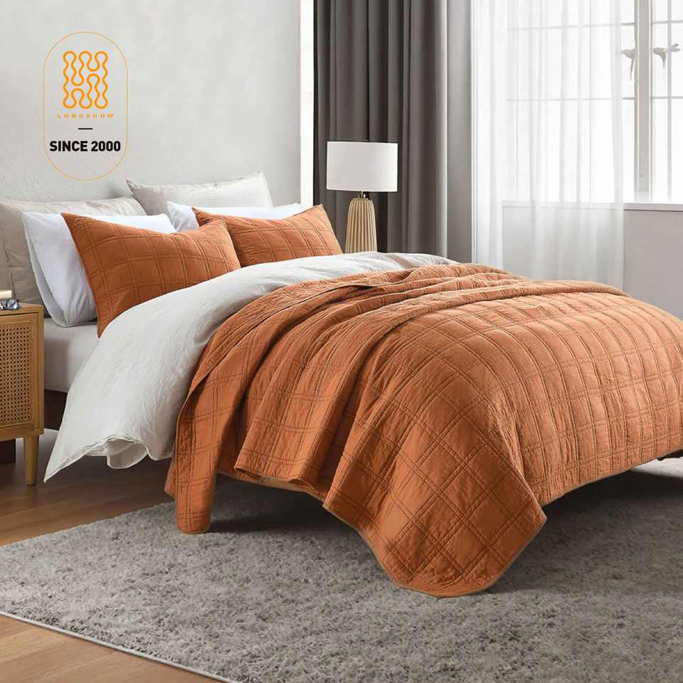 Двустороннее стеганое одеяло (Queen Size)