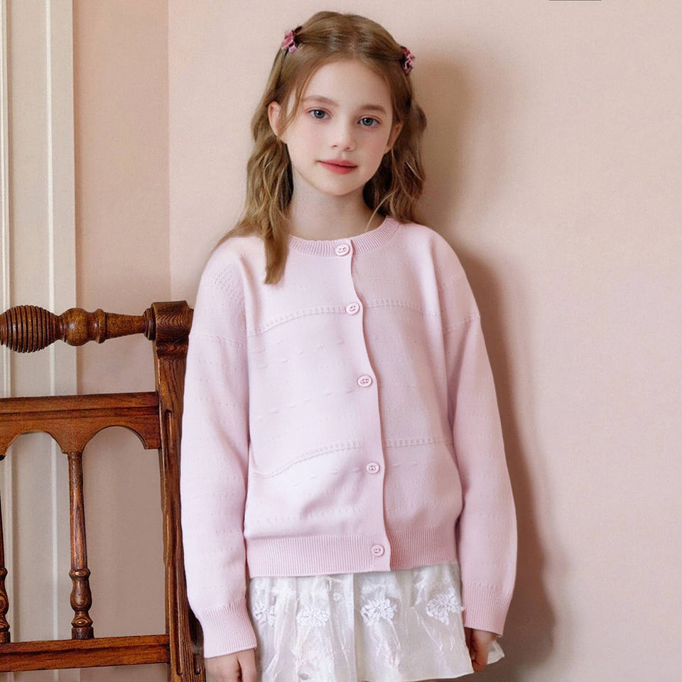 Soft Breathable Cardigan for Girls