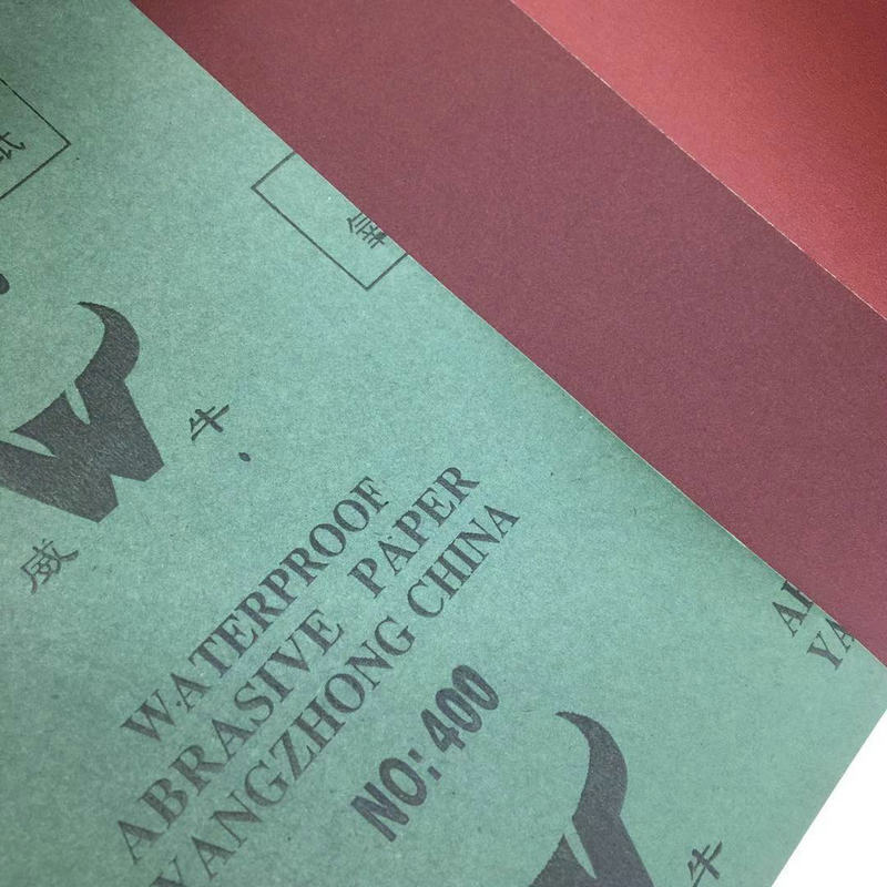 Manufacturer Supplies Large Quantities Weiniu Brand Brown Corundum Water Sandpaper China Origin for Cars Furniture Home