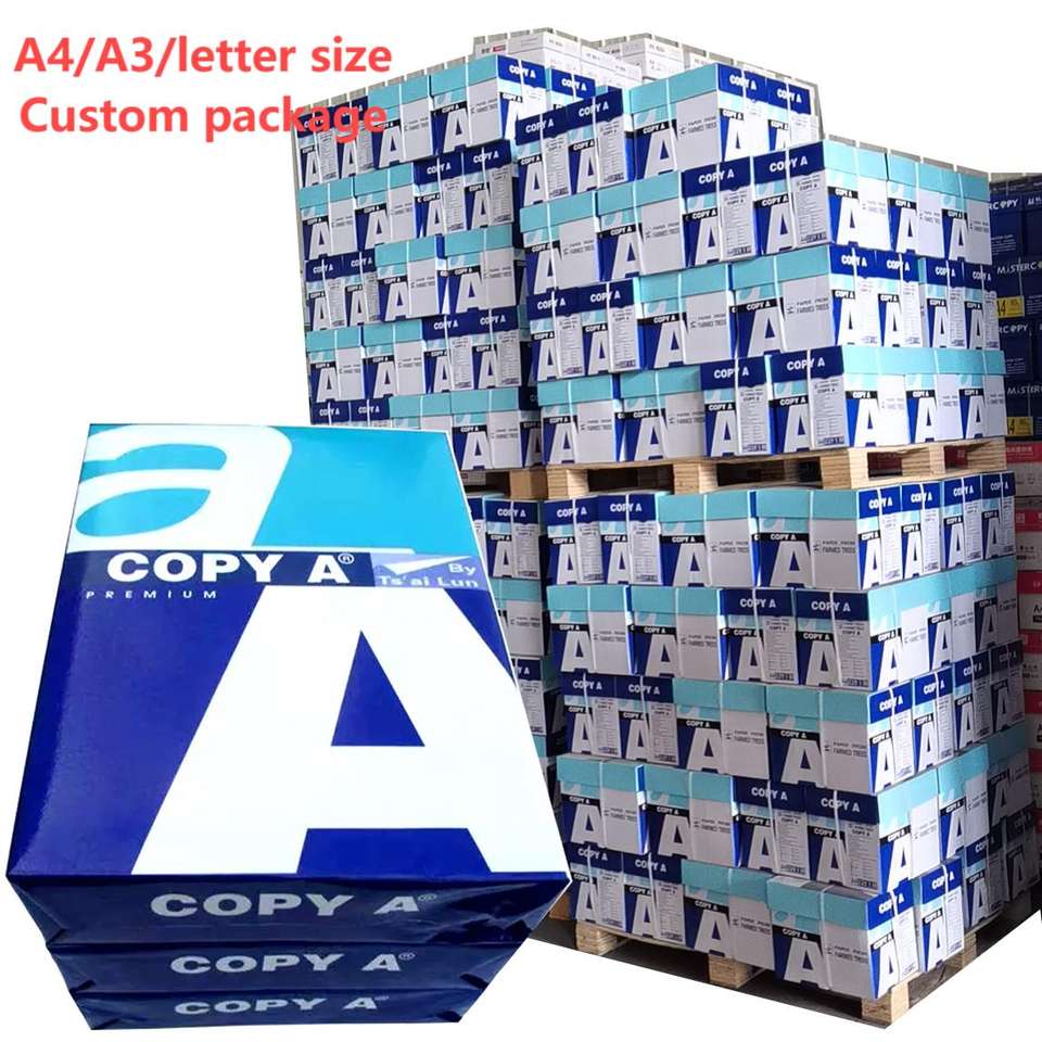 Оптовая продажа Oem бренд A4 бумага 80 Gsm 70 gsm A4 бумажная бумага для печати для черновика двойной белый принтер офисная копия A4 бумага