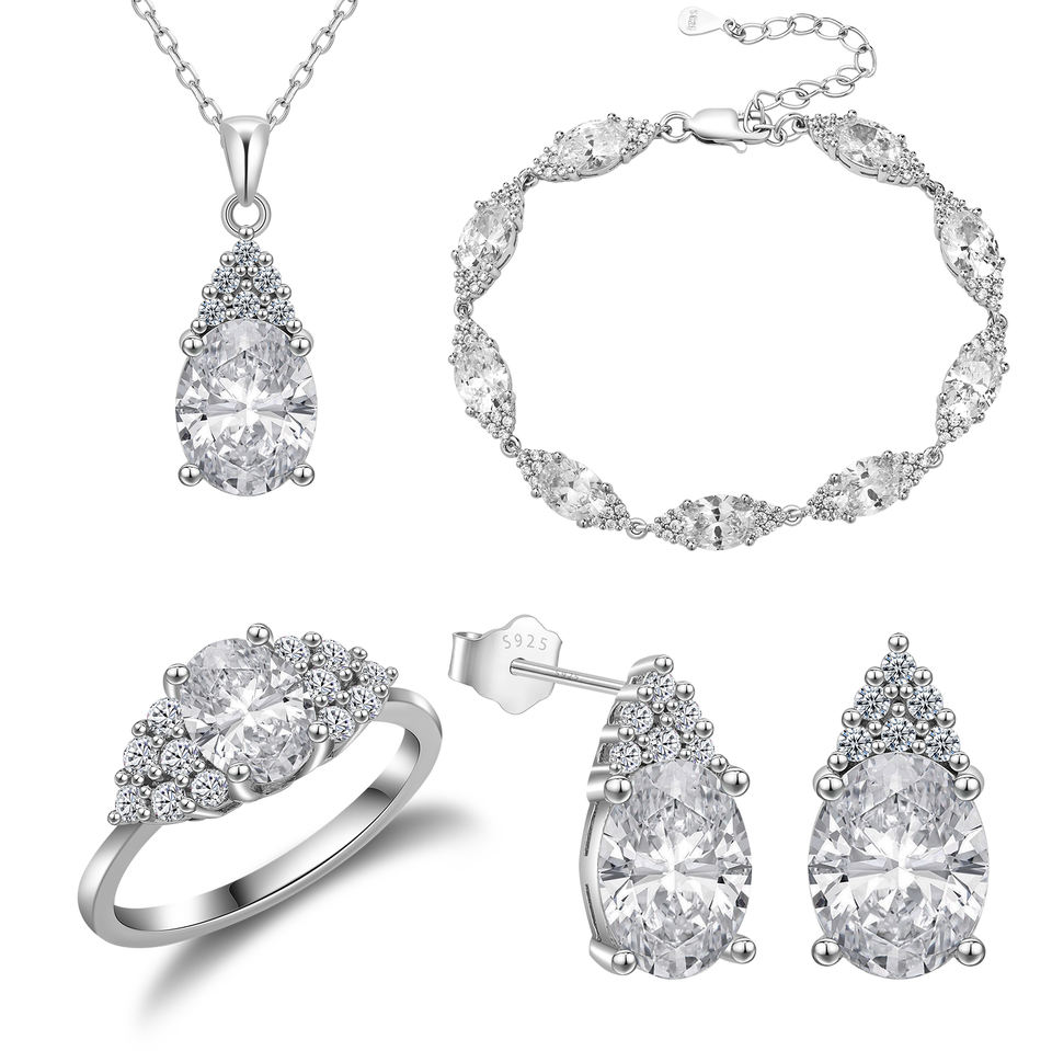 Овальное кольцо (925 Sterling Silver)