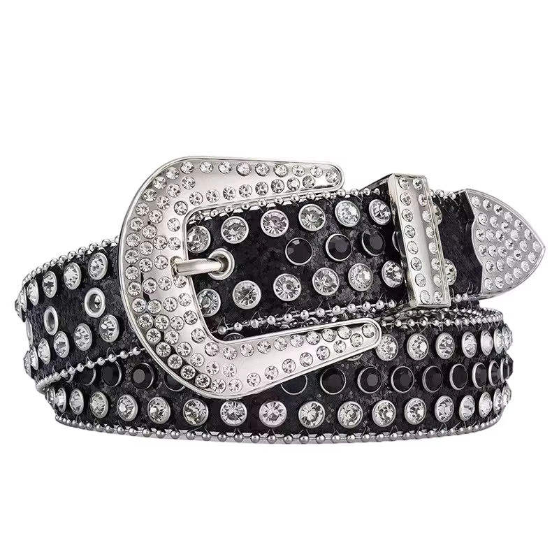 Дизайнерский ремень с кристаллами (Diamond BB Simon Style)