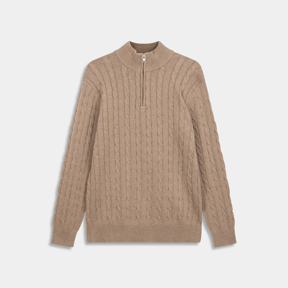 New Design Fashion Half Zip-up