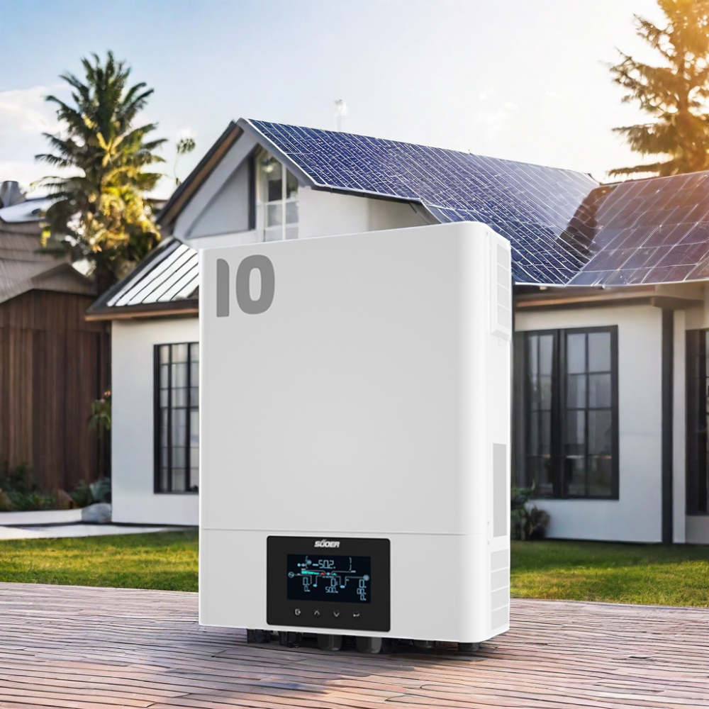 Solar Inverter 6000w Wifi Hybrid Solar Inverters Off Grid 3kw 4.2kw 5kw 6.2kw 10kw 24v 48v Solar Hybrid Inverter Set for Home