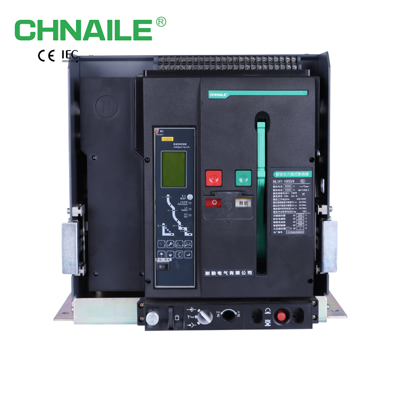CHNAILE NLW1 Intelligent Air Circuit Breaker 1600A-6300A ACB 3P 4P 65kA High Breaking Capacity Smart Power Distribution