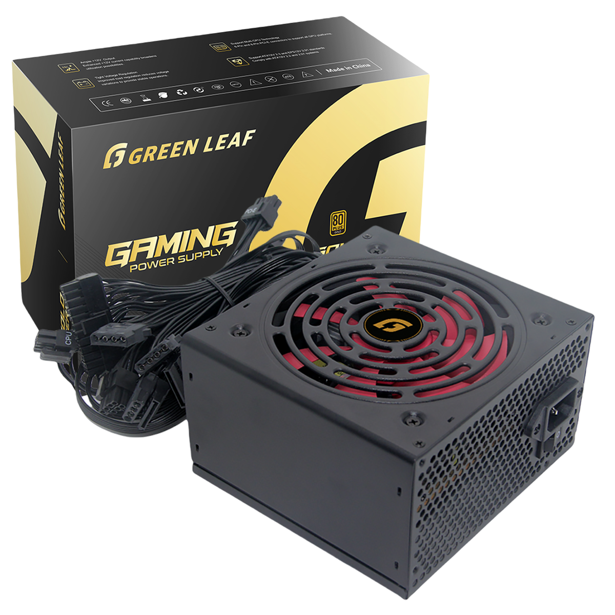 High Quality 80 Plus Gold 500W  600W 700W 800W PC Active Power Supply Switching Computer Case Atx Power Supply Pc Power Supplies