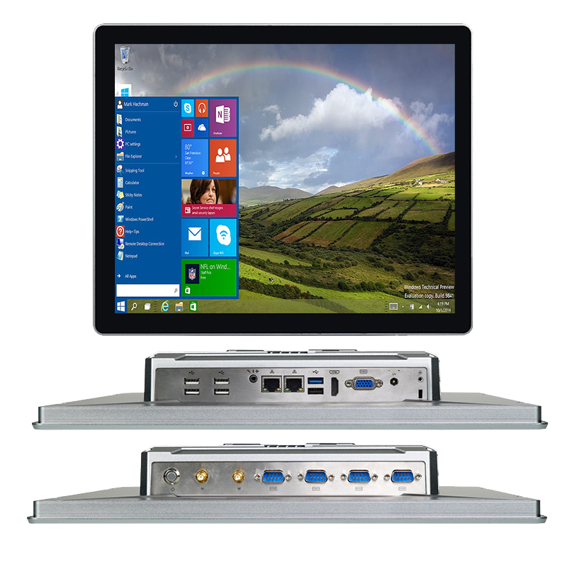 10.1/12.1/15/17.3 Inch Industrial Panel PC J1900 J6412 I3 I5 I7 4G 64G Touch Stainless Steel Industrial Computer Accessories