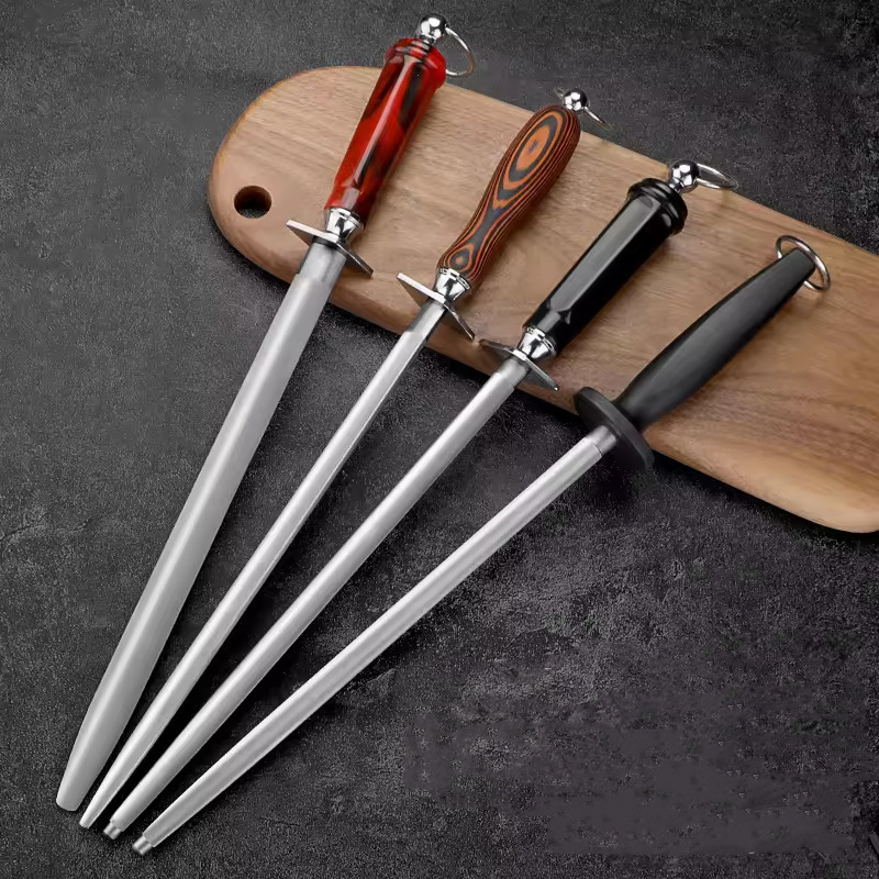 Hot Selling Household Stainless Steel Sharpening Stick Professional Sharpening Stick Fine Grain Grinder