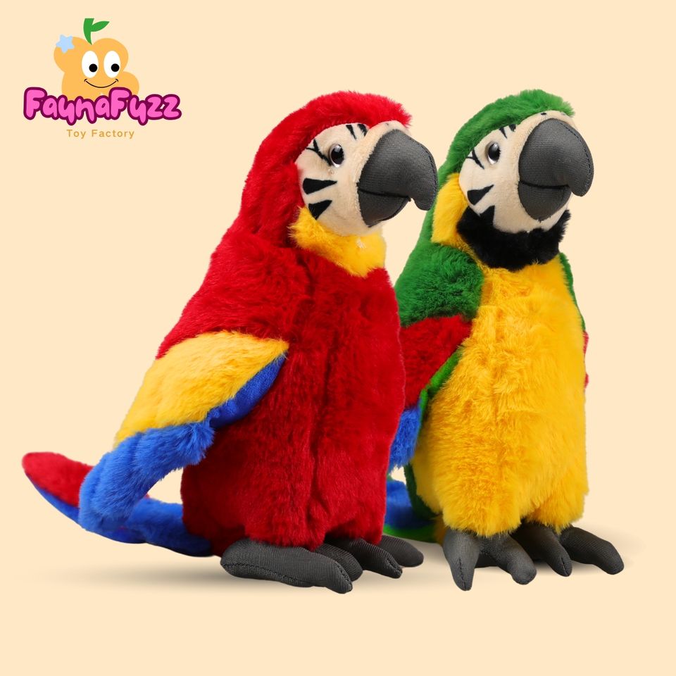 Реалистичная мягкая игрушка «Попугай» (Lifelike Parrot)