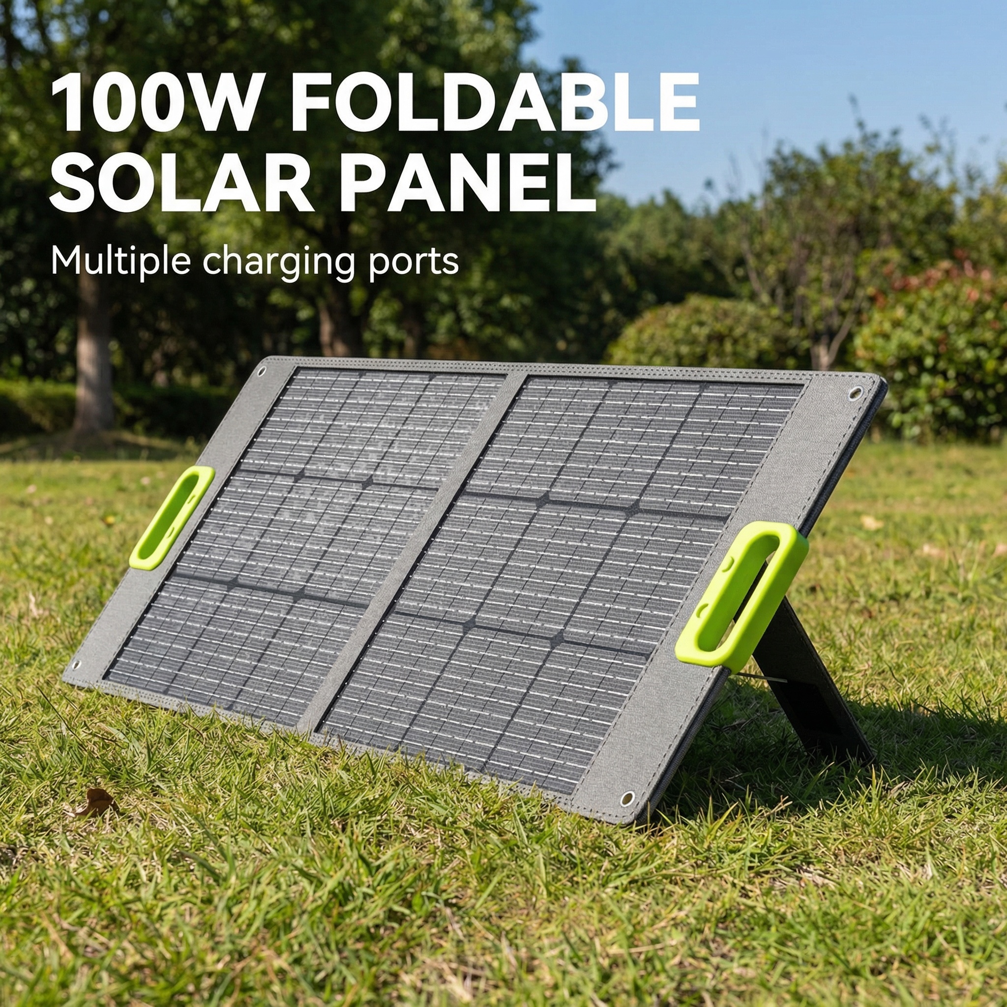Custom Logo 30W 60W 100W 200W 300W Solar Panel Charger Camping Phone Laptop Charger Portable Foldable Solar Panel Generator