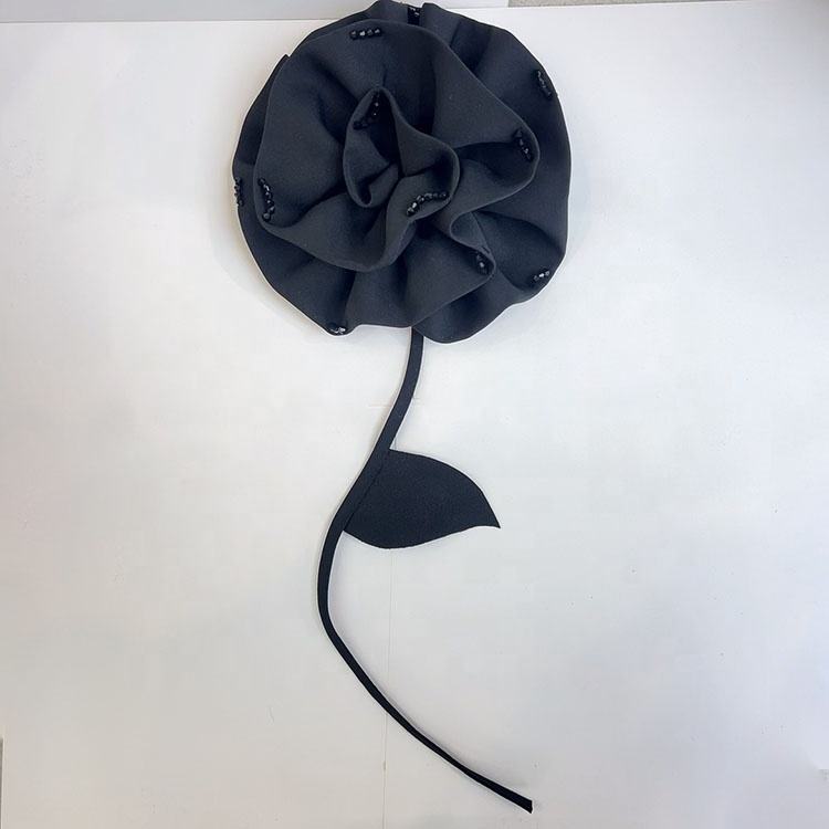 Elegant 3D Crystal Flower Corsage