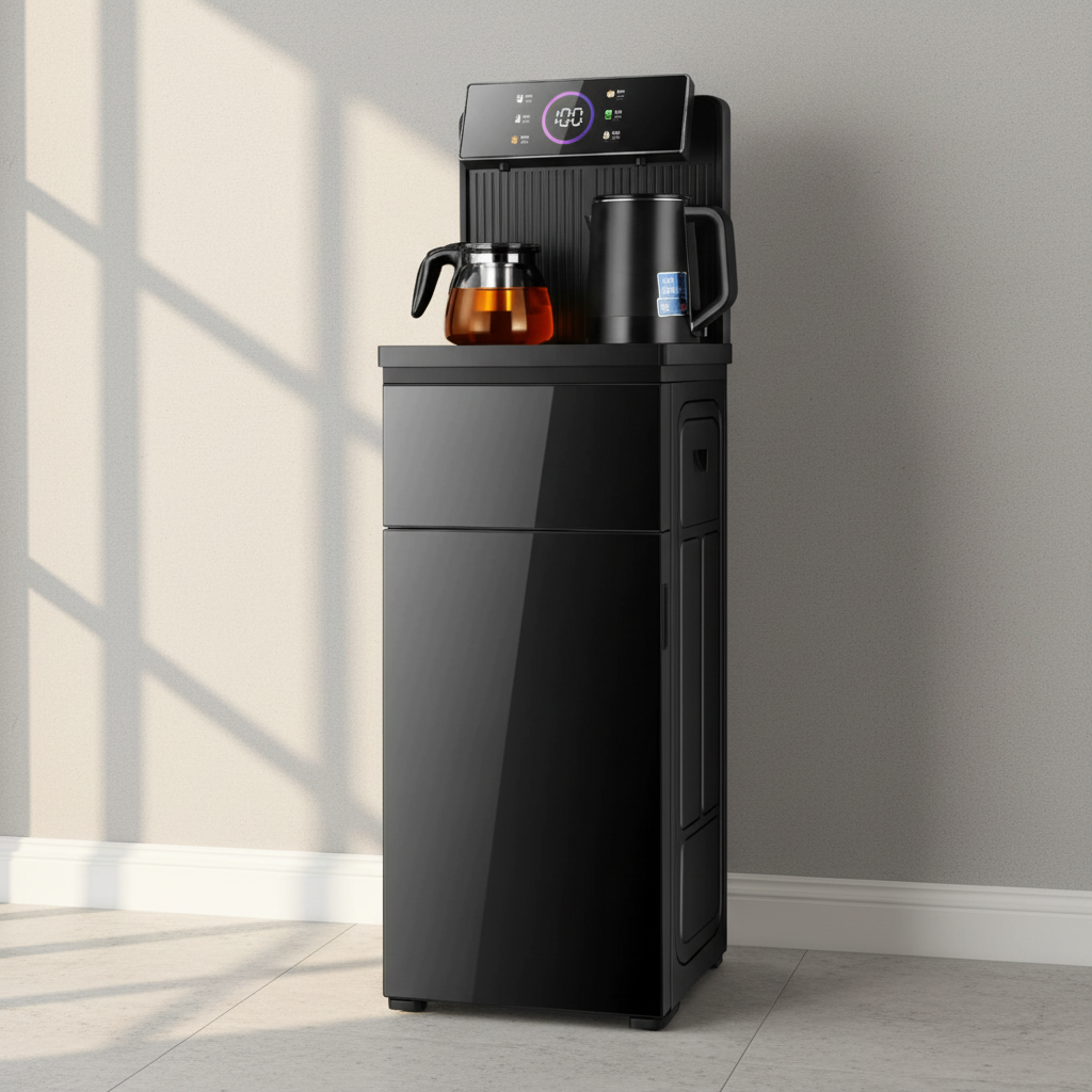 Electric Countertop Instant Heating Remote Control Water Dispenser with Tempered Glass Household Tea Bar Machine