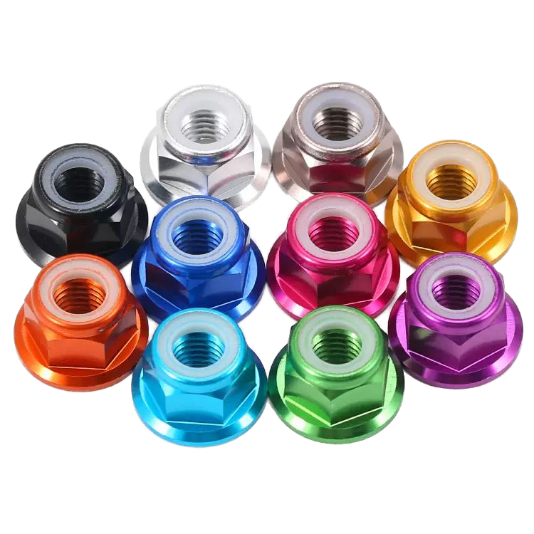 Carbon Steel Blind Serrated Flanged Hexagon Lock M2 M3 M4 M5 M6 M7 M8 M9 M10 M15 M30 Insert T Furniture Flange Hex Nuts