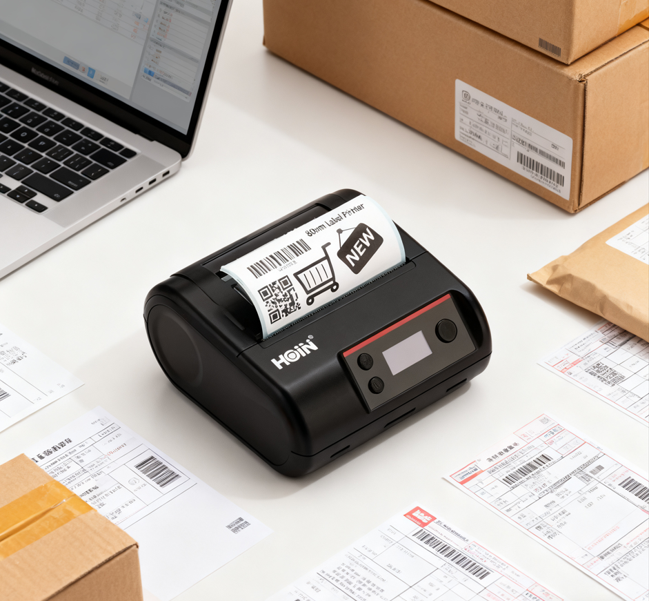 HOP-HQ300 80mm Wireless Thermal Receipt Printer Mini  Printer Thermal Receipt Printerh Thermal Paper Label Printer