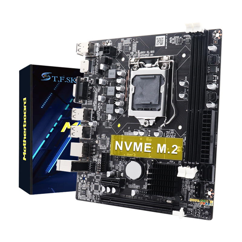 H61 Micro ATX Motherboard LGA1155 DDR3 Support Intel-i3 I5 I7 Pentium-Celeron CPU Dual Channel Desktop H61 Chipset Motherboard