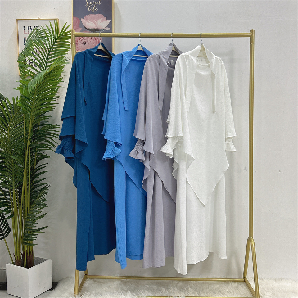 Dubai Silk Abaya Muslim Women Prayer