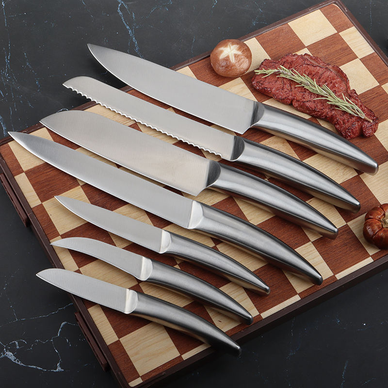 Набор ножей с гравировкой для стейка (Wood Handle)